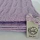 Order Children's lilac knitted blanket ' Zephyr'. текстиль для дома и отдыха DUNE&PINE. Livemaster. . Blankets Фото №3
