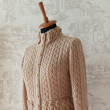 Одежда ручной работы. Ярмарка Мастеров - ручная работа Кардиган Букеты. Handmade.