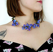 Украшения handmade. Livemaster - original item Open Lavender necklace set with earrings. Handmade.