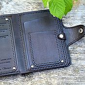 Сумки и аксессуары handmade. Livemaster - original item Men`s leather wallet №20. Handmade.
