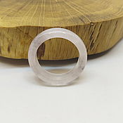 Украшения handmade. Livemaster - original item 20 Rose Quartz Ring (krk202). Handmade.