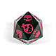 Большой дайс спасброска d20 для DnD Темный кристалл. Фишки и кости. Geek Shelf. Интернет-магазин Ярмарка Мастеров.  Фото №2