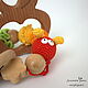 Beech rodent Apple with a ring. Teethers and rattles. Very big ears (verybigears). My Livemaster. Фото №4
