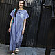Order dresses: Striped T-shirt dress shopper. Reserve for Marina. Алена Тимофеева (indeeza). Livemaster. . Dresses Фото №3