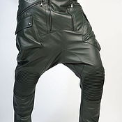 Мужская одежда handmade. Livemaster - original item Leather Pants. Handmade.