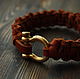 leather bracelet. Bead bracelet. MintTiger. Online shopping on My Livemaster.  Фото №2