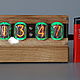Ламповые часы "Неон" ИН-12 (Дуб+Термоясень). Часы ламповые. Антон (customdevices). Ярмарка Мастеров.  Фото №8