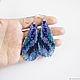 Earrings made of beads Northern Lights. Earrings. Handmade by Svetlana Sin. Online shopping on My Livemaster.  Фото №2