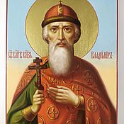 Мерная икона Святой Равноапостольный князь Владимир