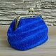 Cosmetic bag, handbag,purse, coin holder made of beads ' Puffy '. Beauticians. Jewelry and accessories by IRIS. My Livemaster. Фото №4