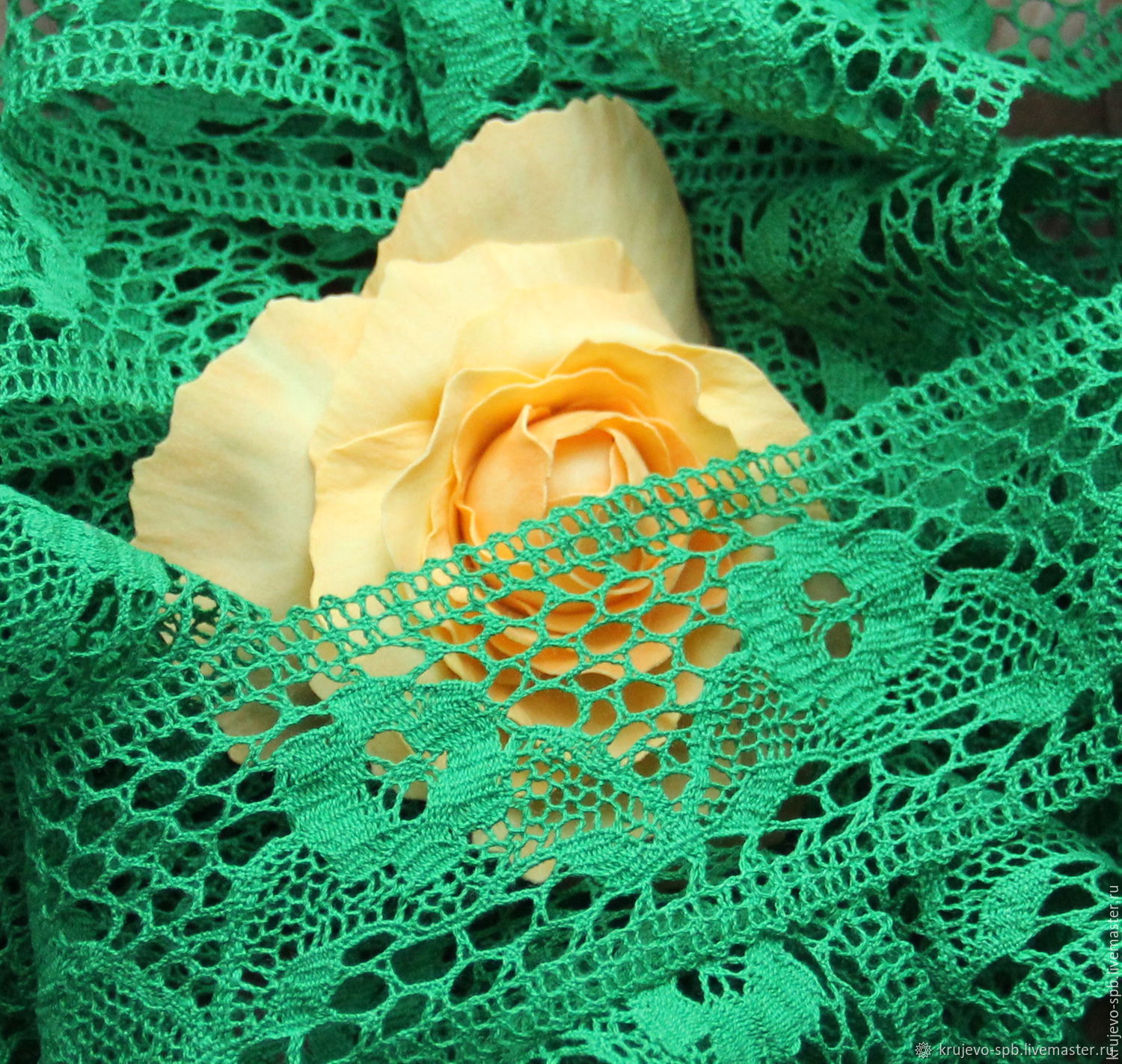 Кружево хлопок 55мм, мерное кружево купить в интернет-магазине Ярмарка ...