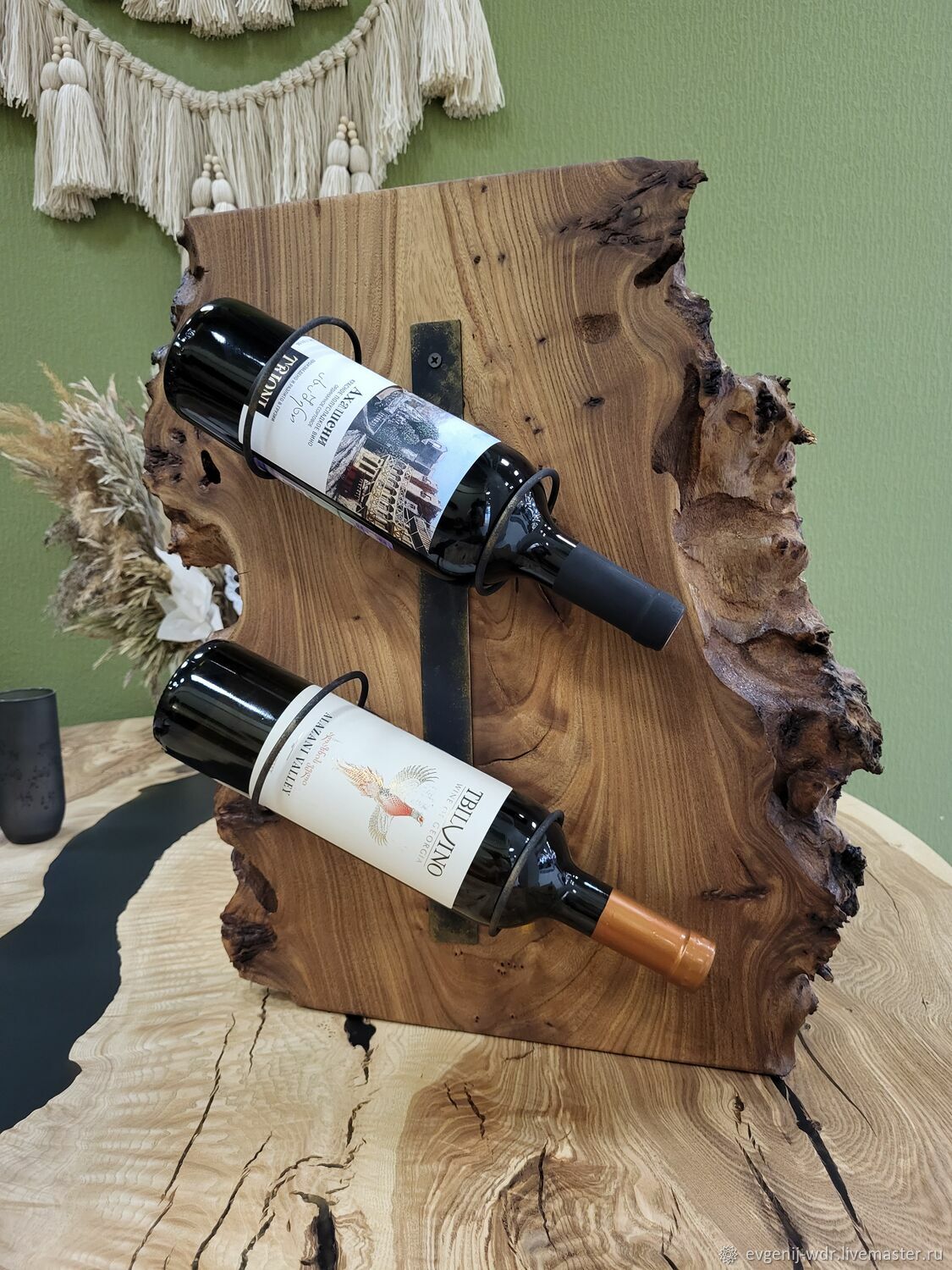 Подставка под бутылки Бутылочница для вина из массива дерева в интернет ...