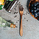 Fork made of Siberian Cedar wood. V2. Dinnerware Sets. ART OF SIBERIA. Online shopping on My Livemaster.  Фото №2