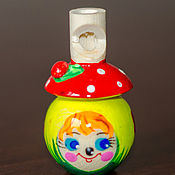 Музыкальные инструменты handmade. Livemaster - original item Whistles fungus, Bunny wooden painted. Handmade.