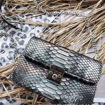Сумки ручной работы. Ярмарка Мастеров - ручная работа Сумка из питона в стиле Fashion Shine. Handmade.