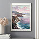 Order Watercolor painting ' The Sea. Pink sunset '. Senchilova Evgenia. Livemaster. . Pictures Фото №3