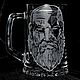Kratos, the God of War. Mug with engraved, Wine Glasses, Nizhny Novgorod,  Фото №1