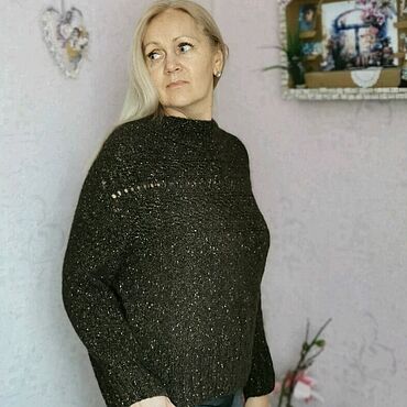 Одежда ручной работы. Ярмарка Мастеров - ручная работа Вязаный джемпер "Альпийский шёпот". Handmade.