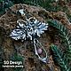 Silver pendant 'Ophelia' natural Rose Quartz. Pendants. Shard Noir - handmade jewelry. My Livemaster. Фото №4
