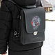 Рюкзак кожаный "Дракон". Рюкзаки. Изделия из кожи SUNGAZER. Интернет-магазин Ярмарка Мастеров.  Фото №2
