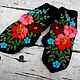 Mittens with embroidery(Assiya), Mittens, Gribanovsky,  Фото №1