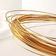 Copper wire 1 mm, coil 1,8 m 100-010 color golden. Wire. GemArt. Online shopping on My Livemaster.  Фото №2
