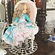 Alice in Wonderland, an artdoll collectible textile doll. Dolls. Darling. My Livemaster. Фото №5