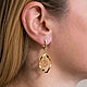 Earrings with natural citrines Golden earrings with citrine. Earrings. sevenline. Online shopping on My Livemaster.  Фото №2