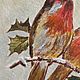  "Птички и ветка омелы" картина на магните. Картины. Картины LanArt. Интернет-магазин Ярмарка Мастеров.  Фото №2