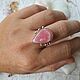 Заказать Кольцо с натуральным родохрозитом. Karma-jewelry. Ярмарка Мастеров. . Кольца Фото №3