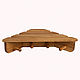 Order Corner shelf made of oak. Foxwoodrus. Livemaster. . Shelves Фото №3