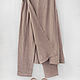 Дизайнерские брюки с юбкой из 100% льна. Брюки. LINEN & SILVER ( ЛЕН и СЕРЕБРО ). Интернет-магазин Ярмарка Мастеров.  Фото №2