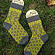 Socks knitted with jacquard with owls, new year's print, owls. Socks. YuliaCrochet. Online shopping on My Livemaster.  Фото №2