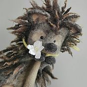 Куклы и игрушки handmade. Livemaster - original item Hedgehog. Glove puppet. Bi-BA-Bo .. Handmade.
