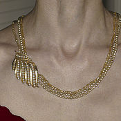 Винтаж handmade. Livemaster - original item Brooch necklace. Handmade.