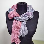 Палантин шарф шелковый Мальдивы подарок женщине девушке маме
