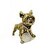 The statuette of a French Bulldog dog is full-fledged. Figurines. Bronzamini. Online shopping on My Livemaster.  Фото №2