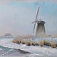  ' Dutch mill' landscape in pastel, Pictures, Ekaterinburg,  Фото №1