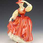 Для дома и интерьера handmade. Livemaster - original item Vintage porcelain figurine HN 2399 BUTTERCUP Royal Doulton England. Handmade.