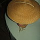  соломенная шляпа 50-60гг. Шляпы. turquoise (vinterolga). Интернет-магазин Ярмарка Мастеров.  Фото №2