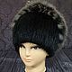 Fur hat made of muskrat fur.( Premium). Caps. kupimeh. My Livemaster. Фото №4