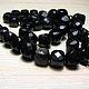 Order Obsidian faceted square 8,5 mm. Elena (luxury-fittings). Livemaster. . Beads1 Фото №3