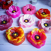 Jabones hechos a mano flor de loto con lyufoj (jabón exfoliante, jabón esponja) comprar