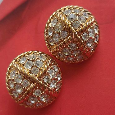 Винтаж: Swarovski. Клипсы. AE4. . Винтаж ручной работы - Ярмарка Мастеров Винтаж ручной работы. Ярмарка Мастеров - ручная работа Винтаж: Swarovski. Клипсы. AE4. Handmade.