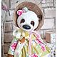 Мишка в технике тедди Любочка. Мишки Тедди. Татьяна Корчикова teddy & dolls. Интернет-магазин Ярмарка Мастеров.  Фото №2