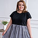 Заказать NATALINI 3XL Бохо платье макси с оборками трикотаж и батист. NATALINI. Ярмарка Мастеров. . Платья Фото №3