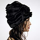 Black silk organza turban with a bead Pearl. Caps. TURBAN SVS. My Livemaster. Фото №6