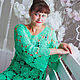 Tunic knitted motifs. Mint the mood, Tunics, Gurevsk,  Фото №1