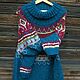 Jerseys: Knitted sweater 'Norwegian'. Lopayesa. Sweaters. DominikaSamara. Online shopping on My Livemaster.  Фото №2