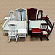 Copy of Copy of Bedroom Set 3 Pcs. Scale 1:12, Doll furniture, Novosibirsk,  Фото №1